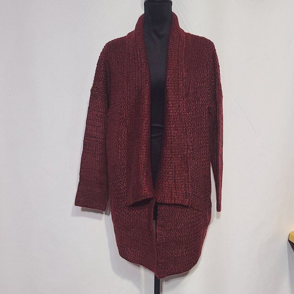 Cardigan burgundy with pockets
